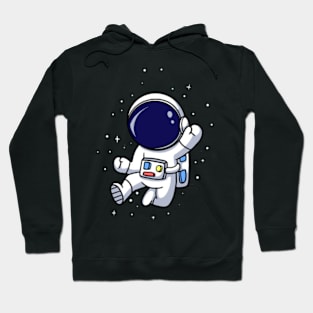 Astronaut Floating In Space Hoodie